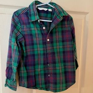 Janie and Jack plaid shirt